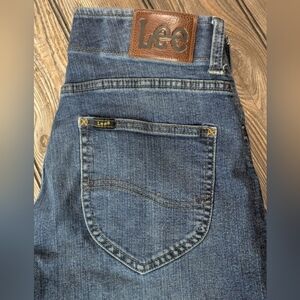 Lee Slim Straight 30x30 Stretch Jeans With One Hole
